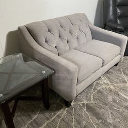 Light Beige Tufted Loveseat!!ONLY $100!! 