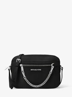 Michael Kors Jet Set Large Saffiano Leather Crossbody Bag 


