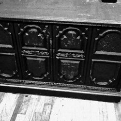 Vintage Record Cabinet 