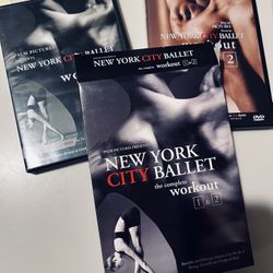 NEW YORK CITY BALLET the complete workout 1 & 2 DVD 2 disc set