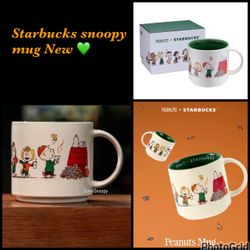 Starbucks Snoopy Mug new in box $40 only
