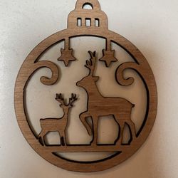 Wooden  Christmas Ornaments ( Many Designs)