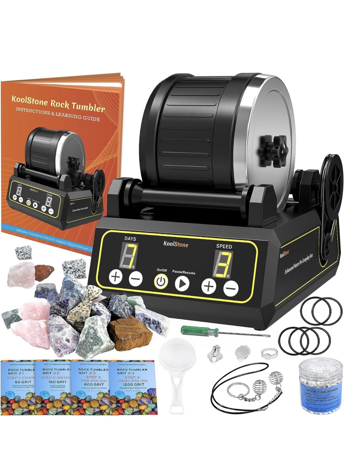 Koolstone Premium Rock Tumbler