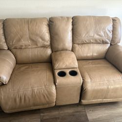 Leather Couch 