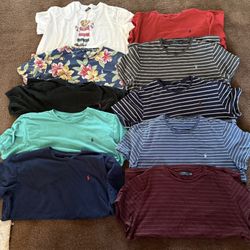 Polo By Ralph Lauren: Lot Of TEN Tee Shirts