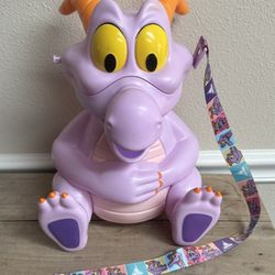 Disney Figment Popcorn Bucket one clip on strap broken Just $25 xox