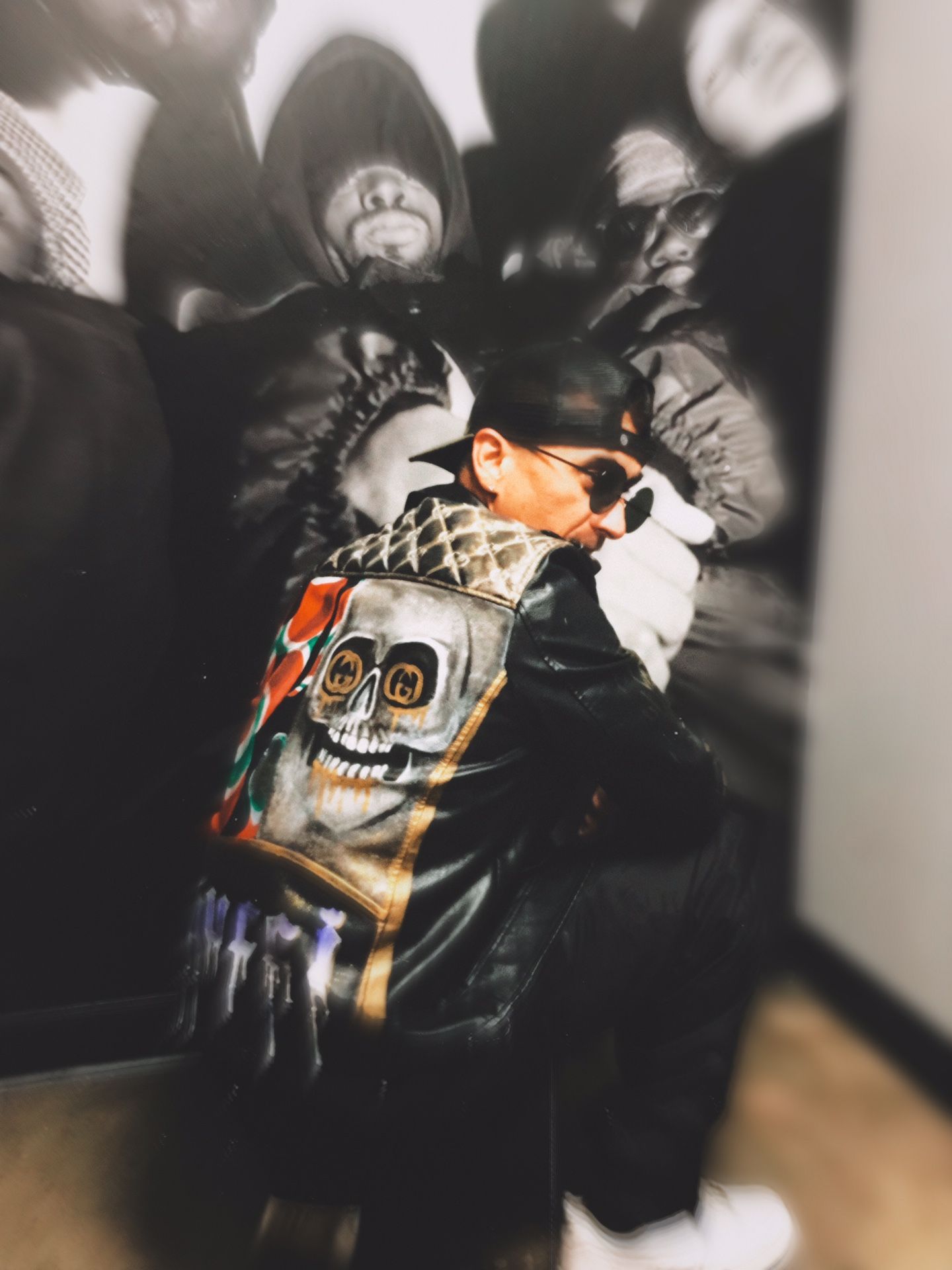 Handpainted Leather Jacket 