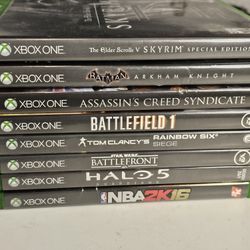 Xbox One Game Lot
