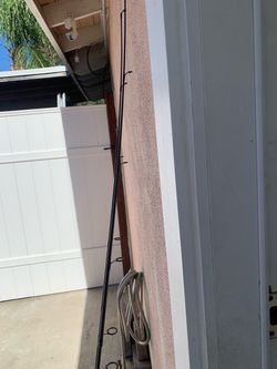 Black Fishing Rod with Guides