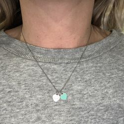 Tiffany’s Heart Pendant Necklace 
