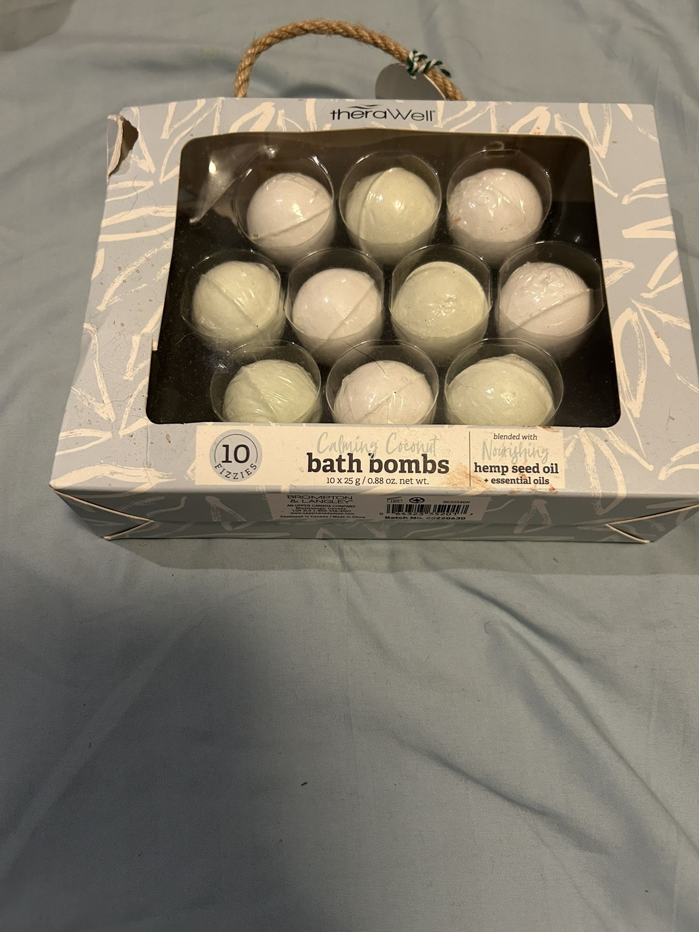 Therawell bath Bombs Caring Coconut (new)