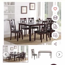 Dining Table Set With Chairs