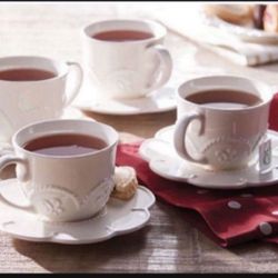 Set De 4 Tazas Para Te Marbella Princess House