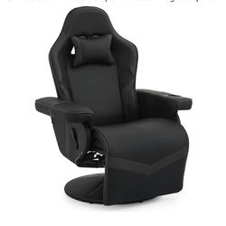Silla reclinable para videojuegos, sofá individual de sala de estar, silla de juegos de piel sintéti