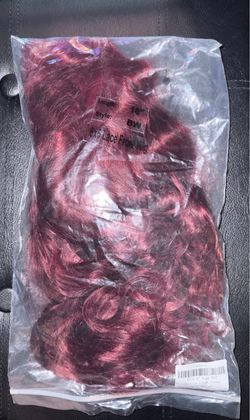 Burgundy glue less body wave bob wig