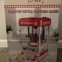 ✨ 🍿New Kettle Popcorn Machine Movie Theater Popcorn Popper Gourmet Popcorn Maker+ Nonstick Family fun