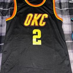 Stitched SGA Black OKC Jersey