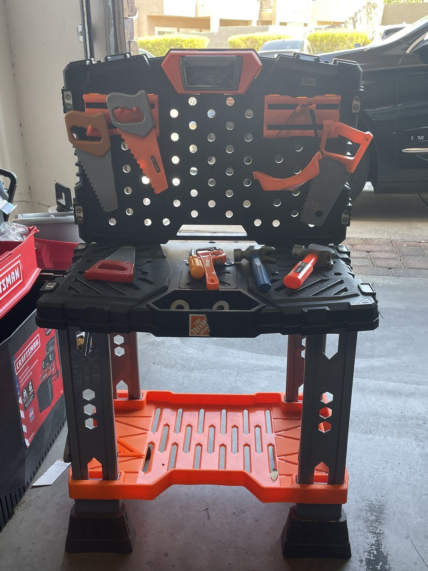 Kids Home Depot Kids Workbench With Tools