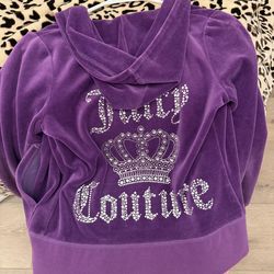Juicy couture tracksuit women’s purple velvet  set