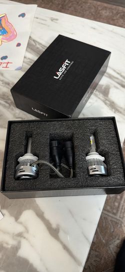 Lasfit LA Plus series LED headlight bulbs.