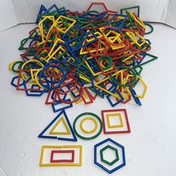 Learning Resources Link N Learn Links And Interlocking Shapes Sorting Counting