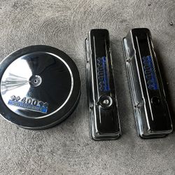 400 Sbc Air Cleaner And Valve Covers 