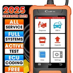 LAUNCH Creader Elite Bidirectional Tool for Ford Lincoln Mercury Mazda, Resets OBD2 Scanner, Diagnostic, Oil light, ABS Bleeding, SAS Reset, BMS