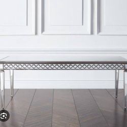 Z Gallerie Sophie Glass Dining Table