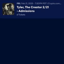 Tyler The Creater Tickets 