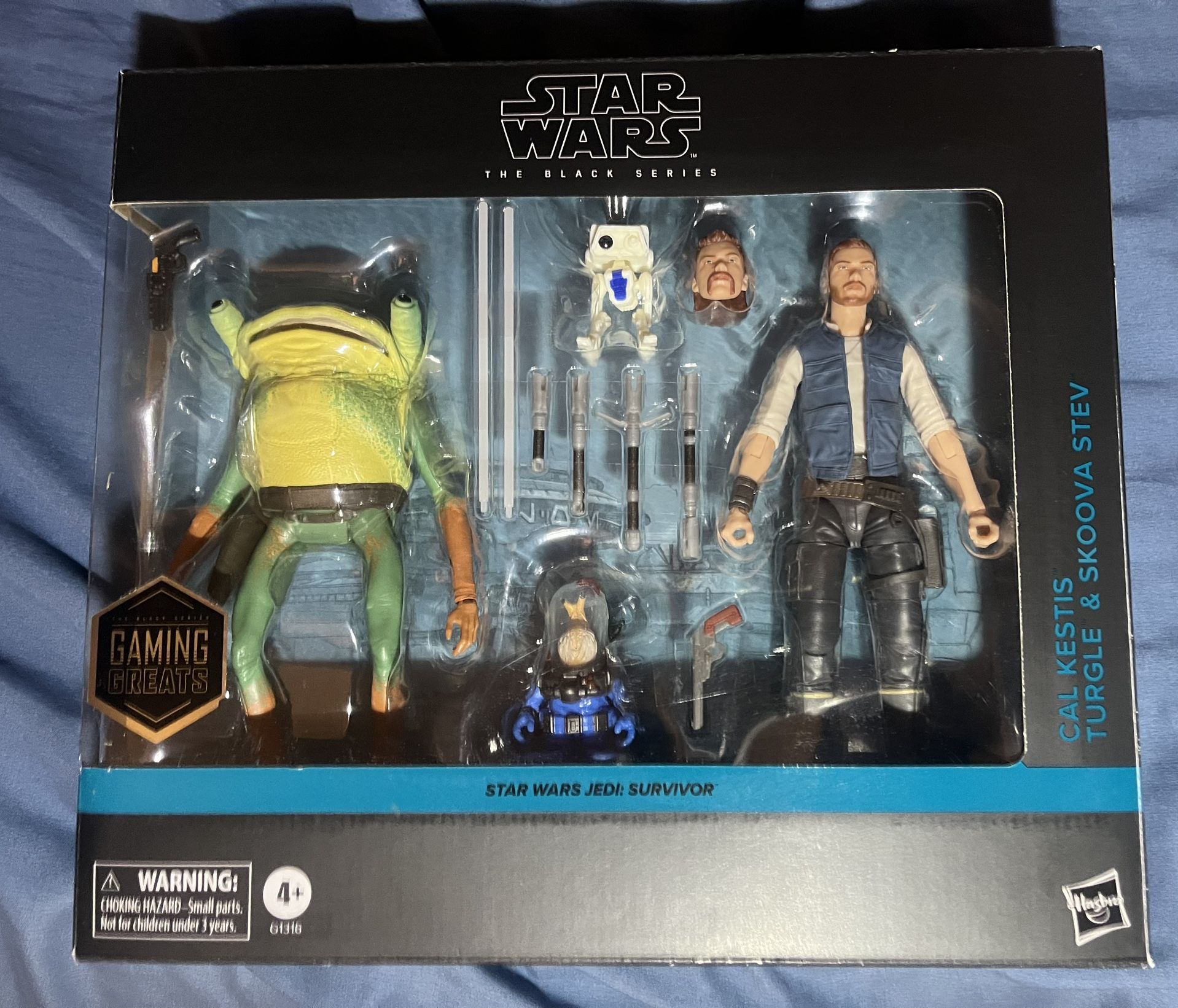 Star Wars (Cal Kestis/Turgle & Skoova Stev Action Figures