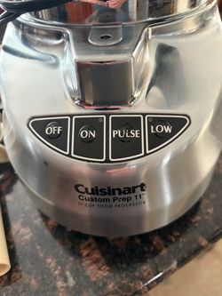 Cuisinart custom prep food processor