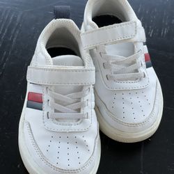 TOMMY HILFIGER KIDS' WHITE SNEAKER