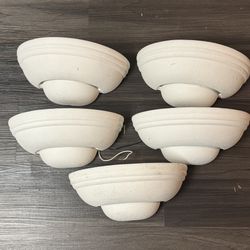 Designers Fountain -iva Paintable Porcelain Wall Sconces X 5