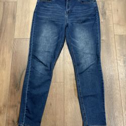 d.jeans Dark Blue Women’s Skinny Jeans, Size: 12