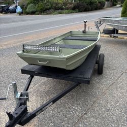 10ft Jon Boat And Trailer