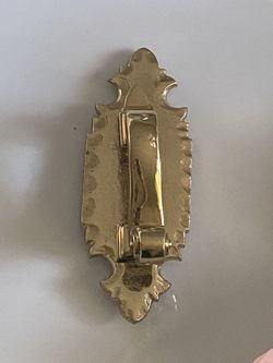 Solid Brass door knocker by Schlage