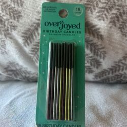 Overjoyed Sparkler Birthday Candles