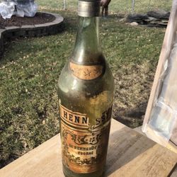 Vintage Hennessy Cognac Bottle 