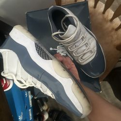 jordan 11 retros white and navy blue
