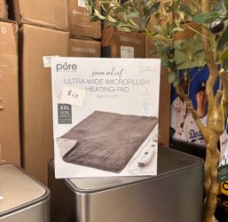 Ultra wide microplush heating pad $23