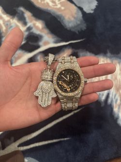 Moissanite AP Skeleton Audemars Piguet Bustdown