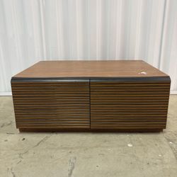 Vintage Wood CD Storage Organizer 