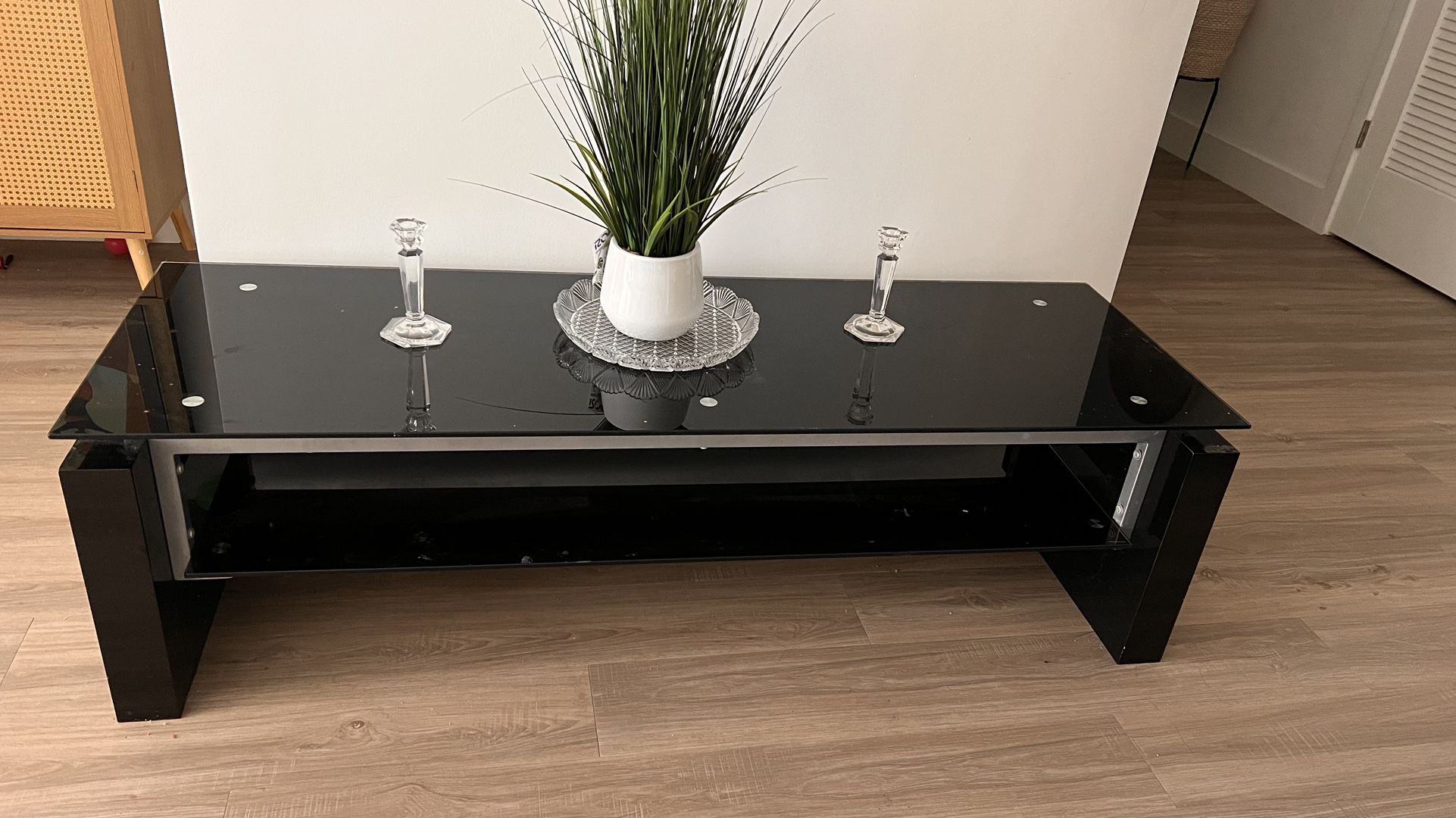 Glass Top Tv stand 