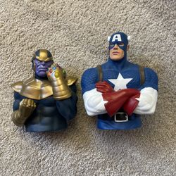 Captain America & Thanos Bank Marvel Avengers Disney