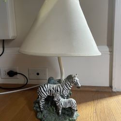 Safari Zebra Desk Lamp 