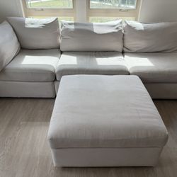 Modular Sectional Sofa with Ottoman