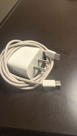 Brand New Apple  original OEM 20 Watt charger and. Cord for iPhone