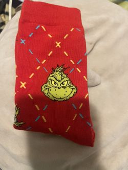 Grinch Socks 