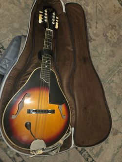 Vintage acoustic electric mandolin