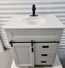 30 x 22 Modern Farmhouse bathroom  vanity